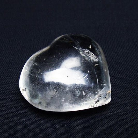 水晶 ハート置物 一点物 145-1438