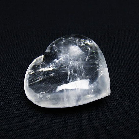 水晶 ハート置物 一点物 145-1439