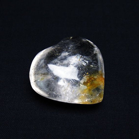 水晶 ハート置物 一点物 145-1442