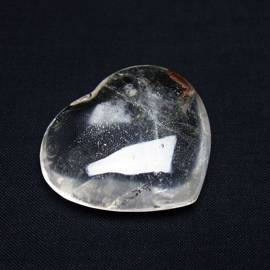 水晶 ハート置物 一点物 145-1443