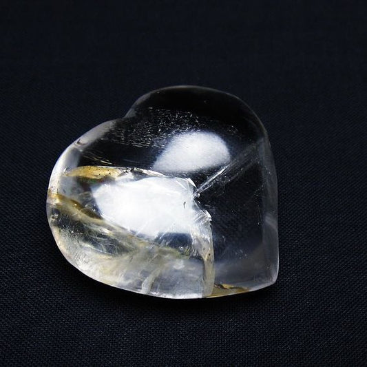 水晶 ハート置物 一点物 145-1444