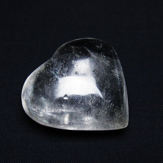水晶 ハート置物 一点物 145-1446