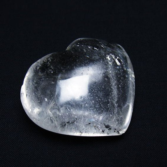 水晶 ハート置物 一点物 145-1454