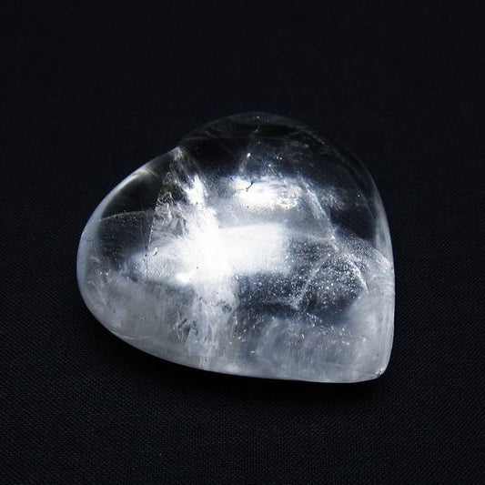 水晶 ハート置物 一点物 145-1461