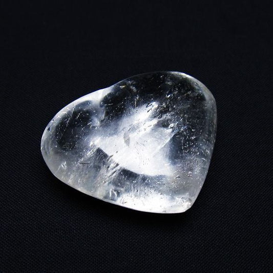 水晶 ハート置物 一点物 145-1462