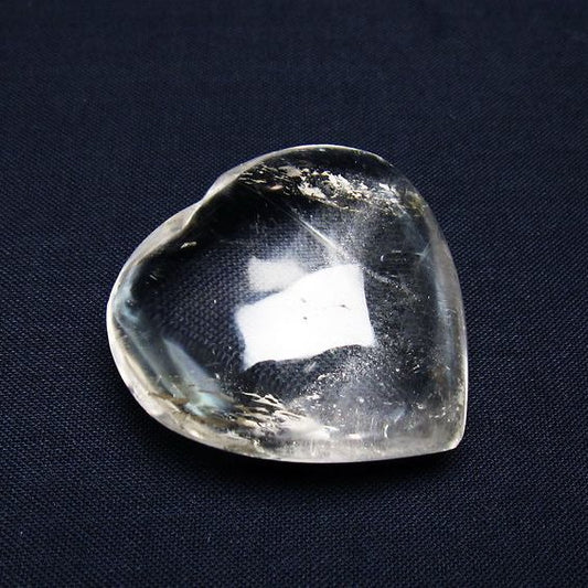 水晶 ハート置物 一点物 145-1464