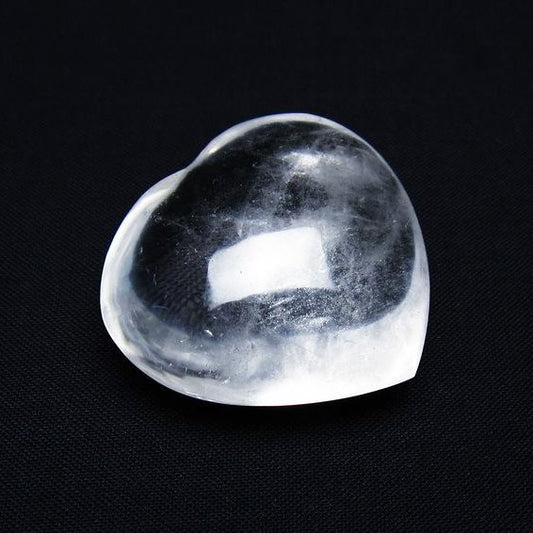 水晶 ハート置物 一点物 145-1466