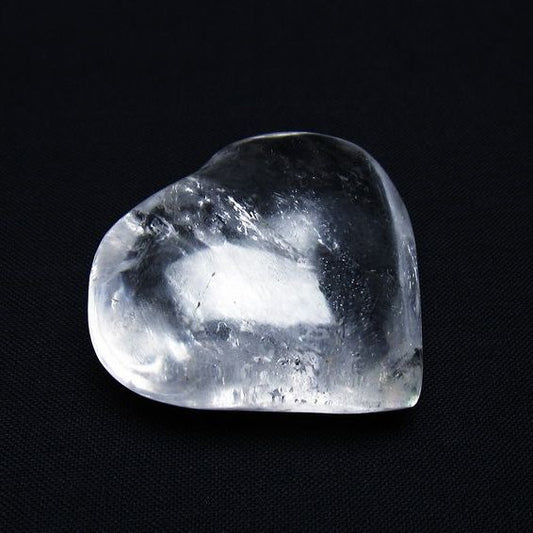 水晶 ハート置物 一点物 145-1468