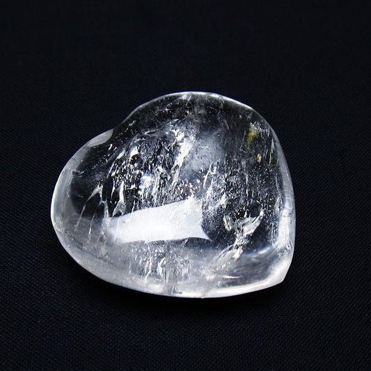 水晶 ハート置物 一点物 145-1472