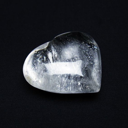 水晶 ハート置物 一点物 145-1475