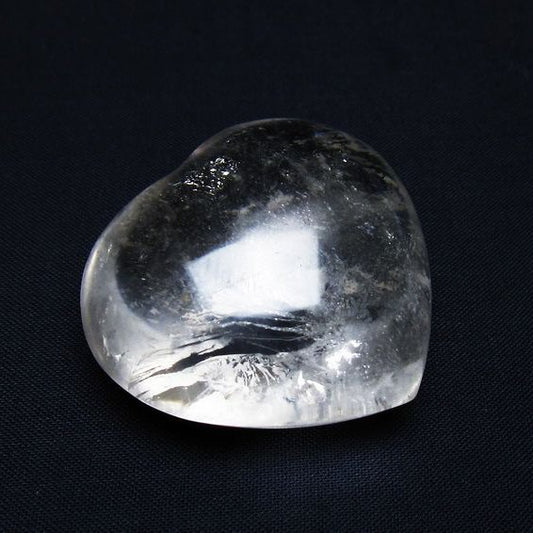 水晶 ハート置物 一点物 145-1476