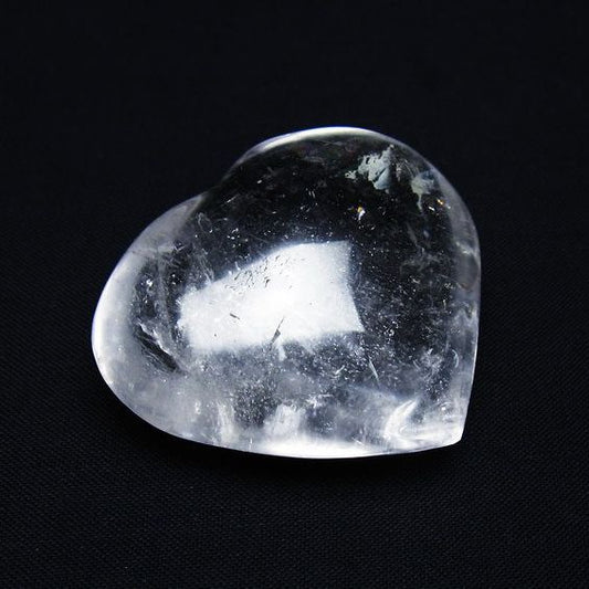 水晶 ハート置物 一点物 145-1478
