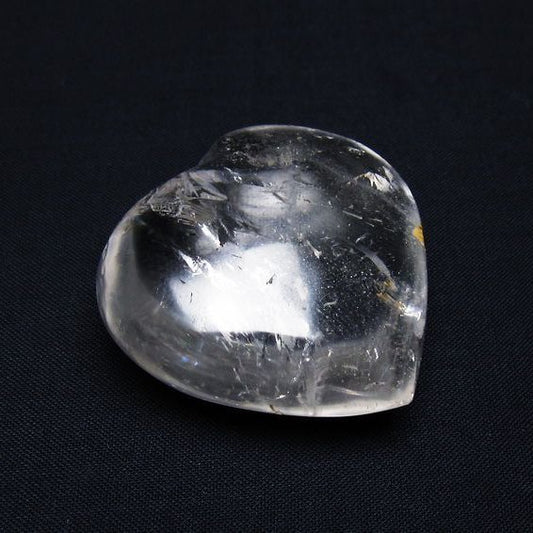 水晶 ハート置物 一点物 145-1479