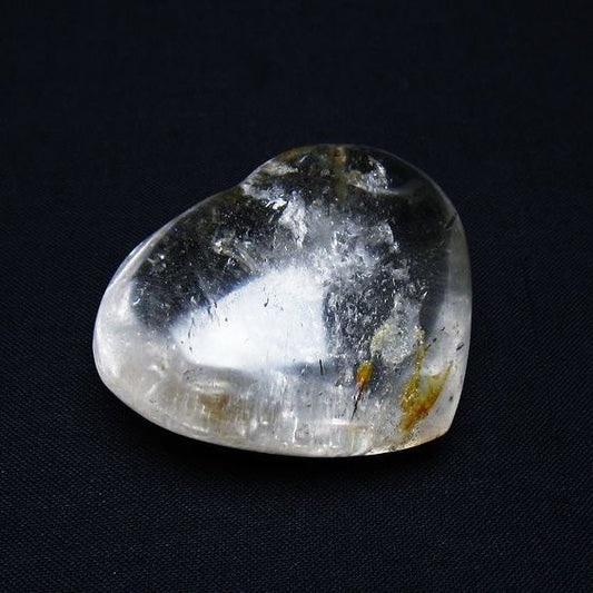 水晶 ハート置物 一点物 145-1480