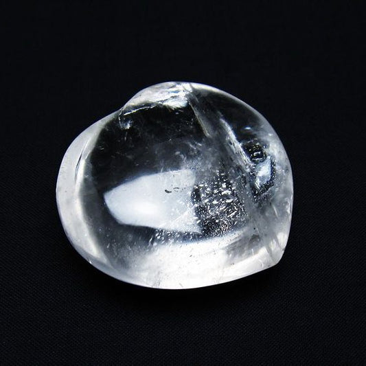 水晶 ハート置物 一点物 145-1482