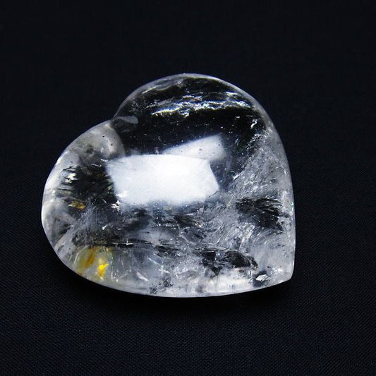 水晶 ハート置物 一点物 145-1483