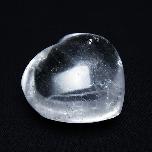 水晶 ハート置物 一点物 145-1484