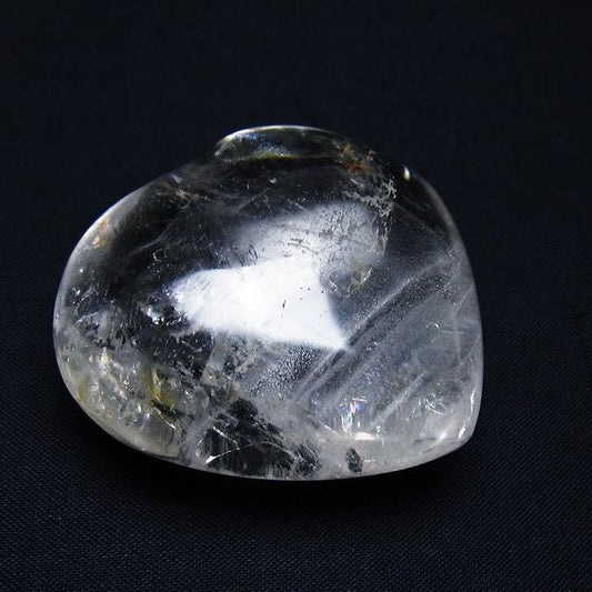 水晶 ハート置物 一点物 145-1485
