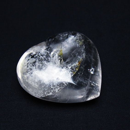 水晶 ハート置物 一点物 145-1486