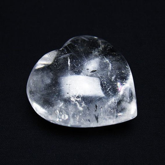 水晶 ハート置物 一点物 145-1489