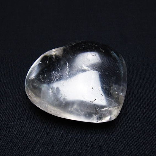 水晶 ハート置物 一点物 145-1494