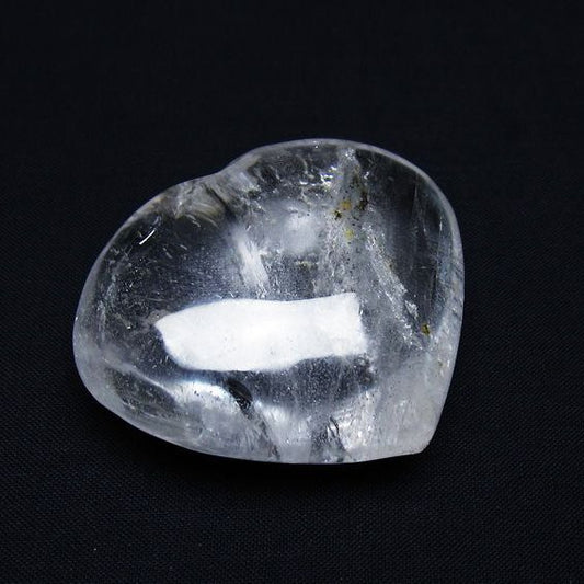 水晶 ハート置物 一点物 145-1498