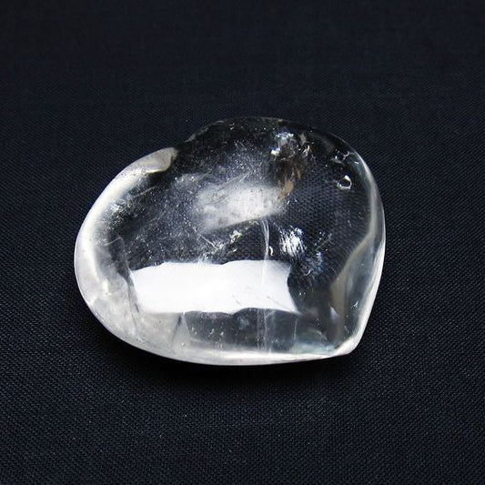 水晶 ハート置物 一点物 145-1501