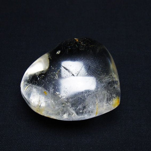 水晶 ハート置物 一点物 145-1504