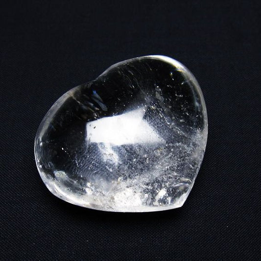 水晶 ハート置物 一点物 145-1506