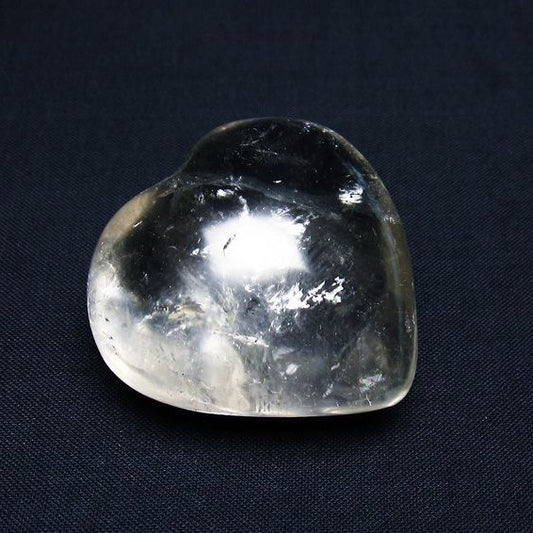 水晶 ハート置物 一点物 145-1509