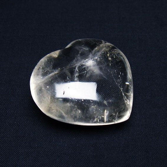 水晶 ハート置物 一点物 145-1510