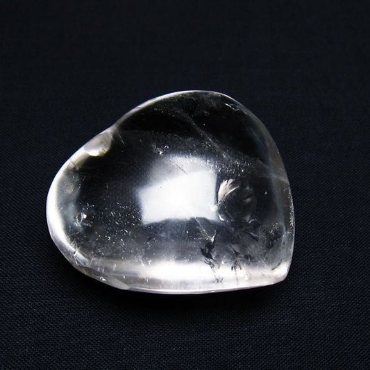 水晶 ハート置物 一点物 145-1512