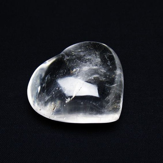 水晶 ハート置物 一点物 145-1514