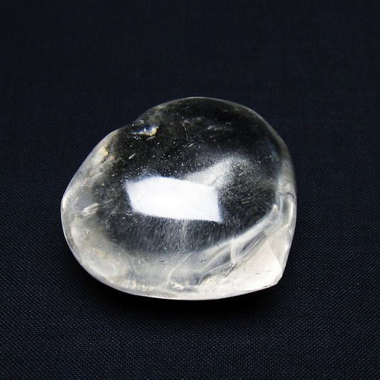 水晶 ハート置物 一点物 145-1517