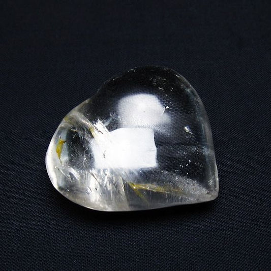 水晶 ハート置物 一点物 145-1518