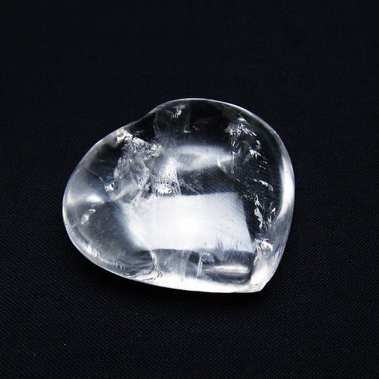 水晶 ハート置物 一点物 145-1519