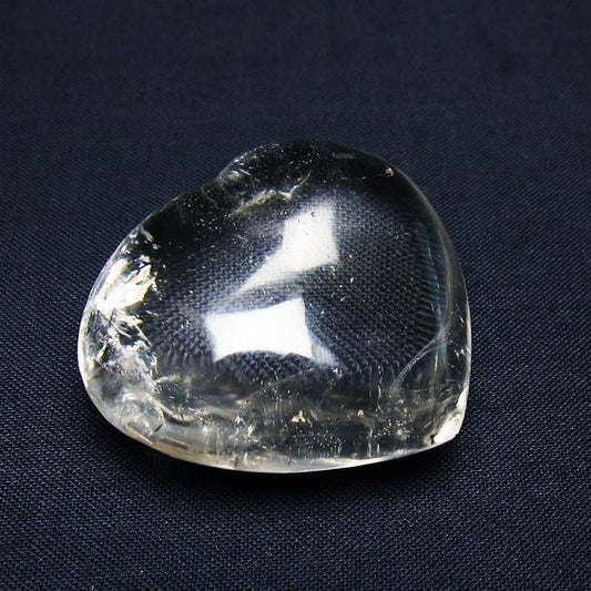 水晶 ハート置物 一点物 145-1526
