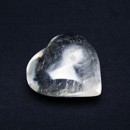 水晶 ハート置物 一点物 145-1531