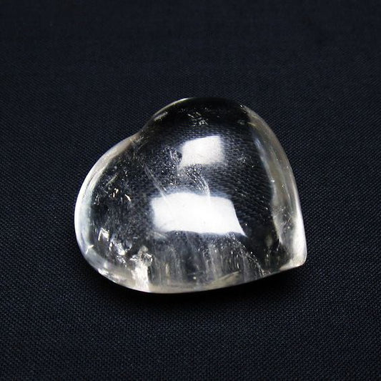水晶 ハート置物 一点物 145-1532