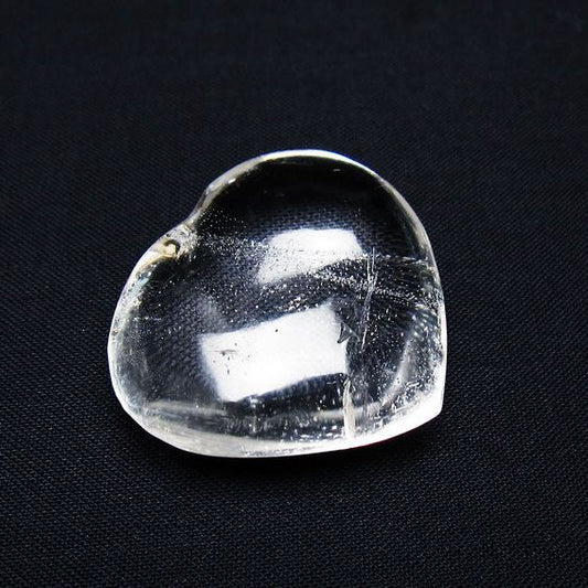 水晶 ハート置物 一点物 145-1533