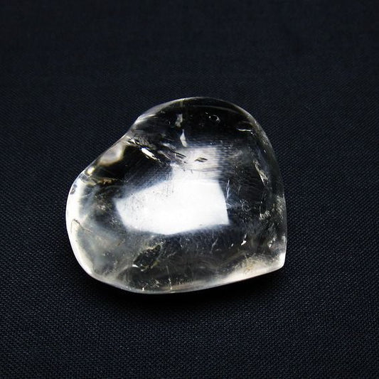 水晶 ハート置物 一点物 145-1534
