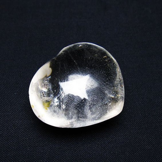 水晶 ハート置物 一点物 145-1537