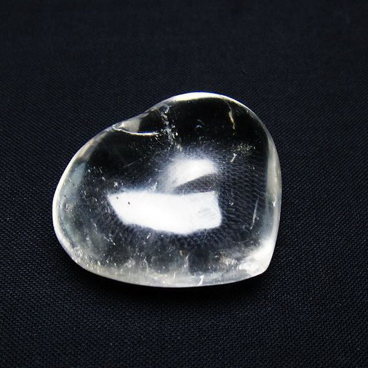 水晶 ハート置物 一点物 145-1538