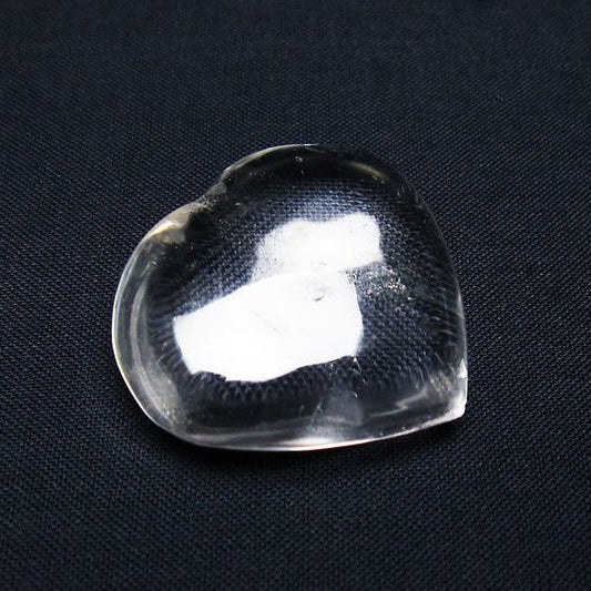 水晶 ハート置物 一点物 145-1541