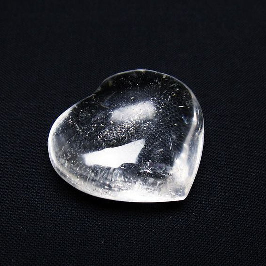 水晶 ハート置物 一点物 145-1542