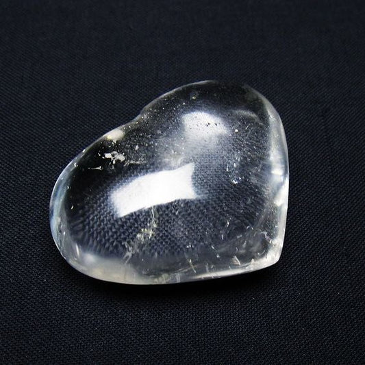 水晶 ハート置物 一点物 145-1544