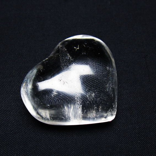 水晶 ハート置物 一点物 145-1545