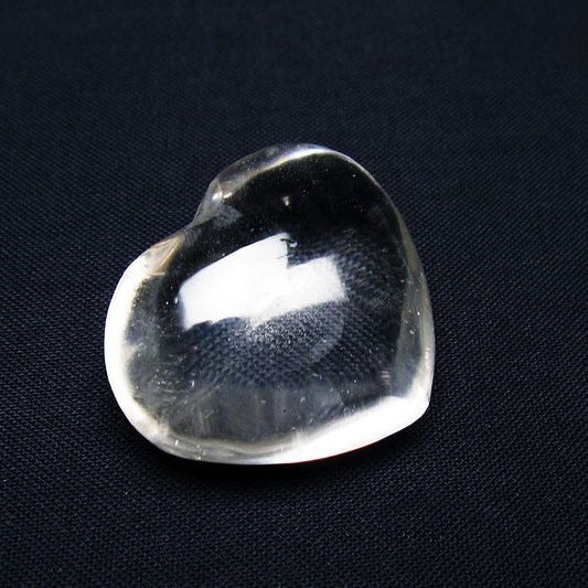水晶 ハート置物 一点物 145-1548