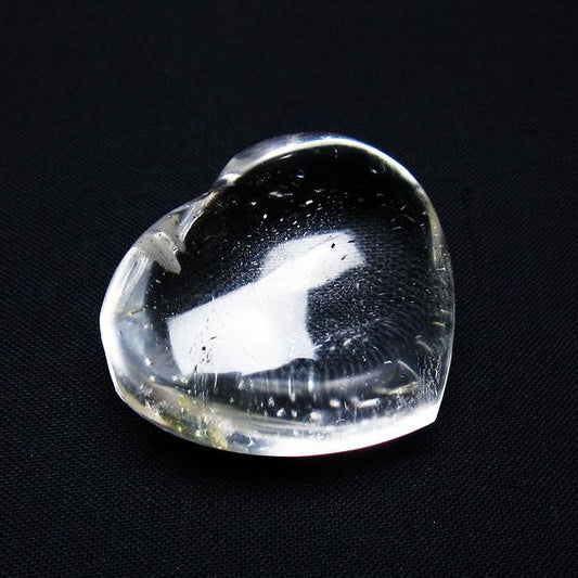 水晶 ハート置物 一点物 145-1549