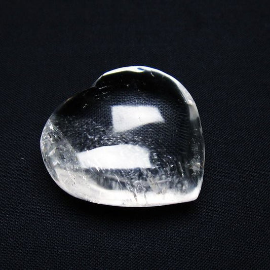 水晶 ハート置物 一点物 145-1550